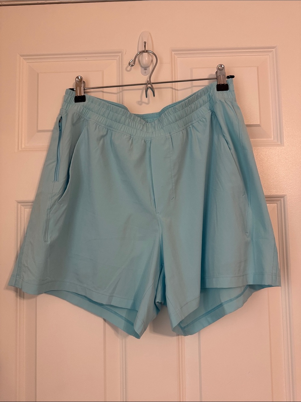 lululemon Light Blue Men’s PaceBreaker 5” Linerless Shorts